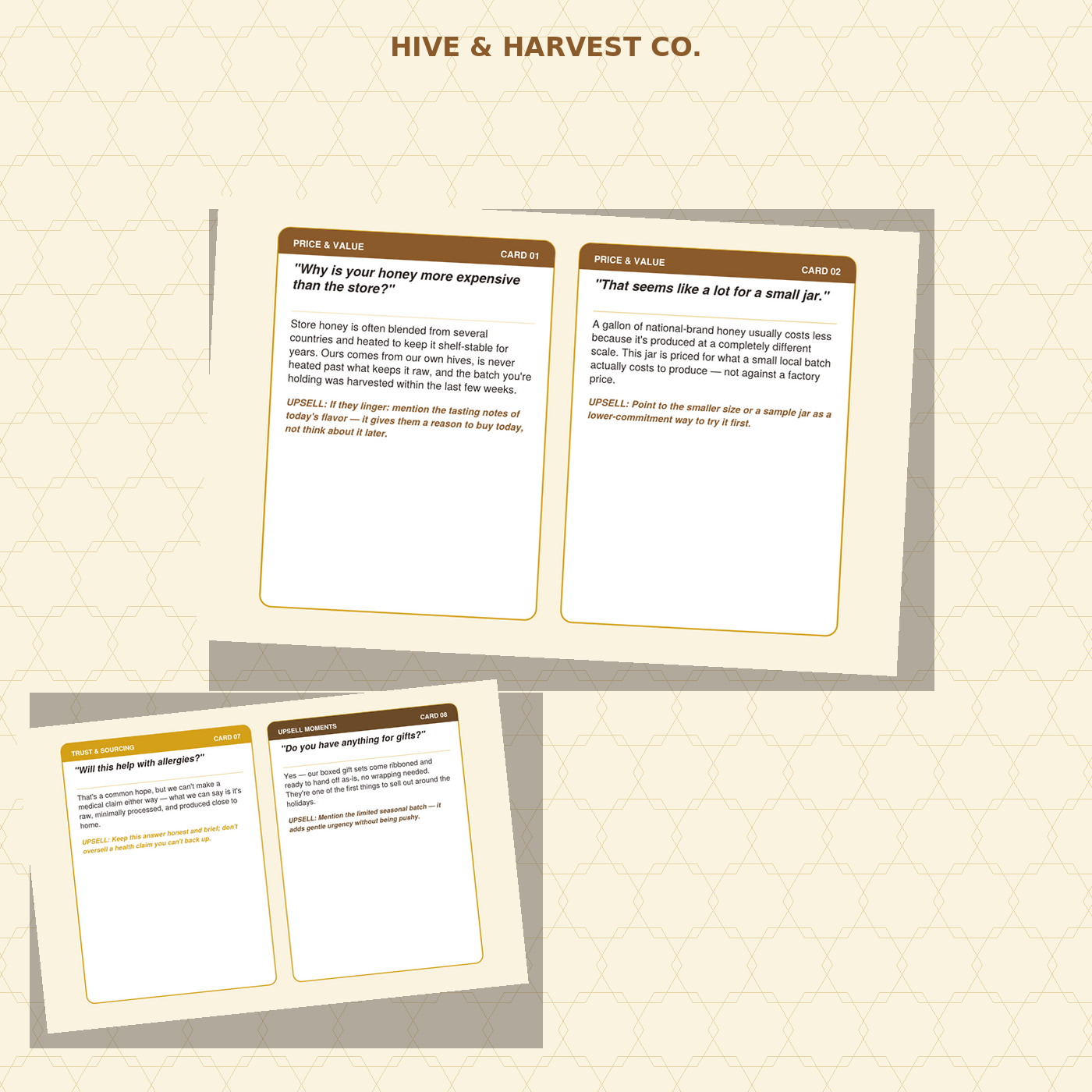 The Sweet Talk Deck: Customer Conversation Cards